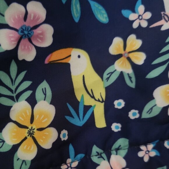 K2 Unicorn rain hoodie filled w/magical Unicorns fleece lined pckts Carter's Sz8 - Picture 6 of 7